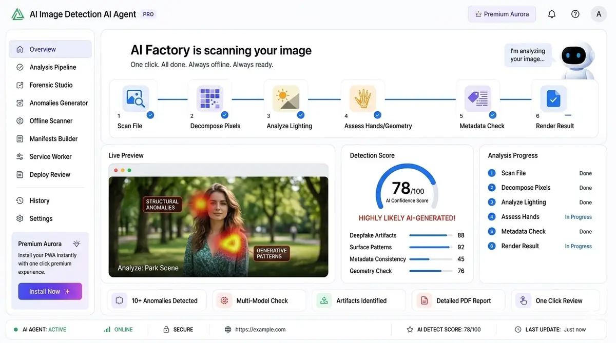 AI market analysis Game Master — example of the AI tool dashboard software